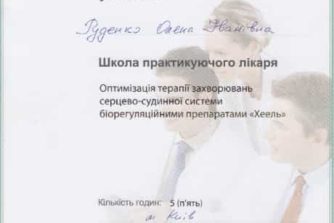 Руденко Елена - сертификат 11