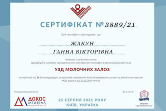 жакун сертифікат