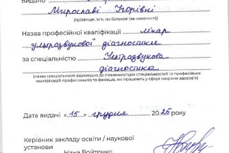 Мартин Мирослава Ігорівна