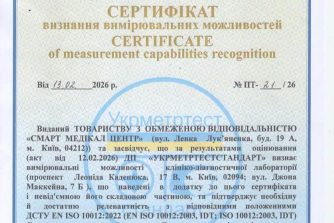 Сертификат лаборатории