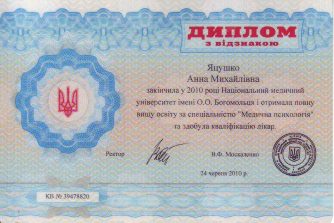 Яцушко Анна Михайлівна