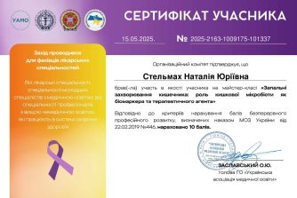 Стельмах Наталія Юріївна