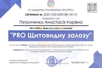 Петриченко Анастасія Ігорівна