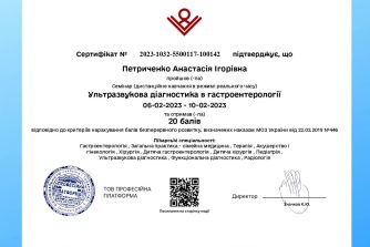 Петриченко Анастасія Ігорівна