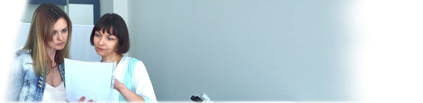 гінеколог и пациент банер смарт медикал центр